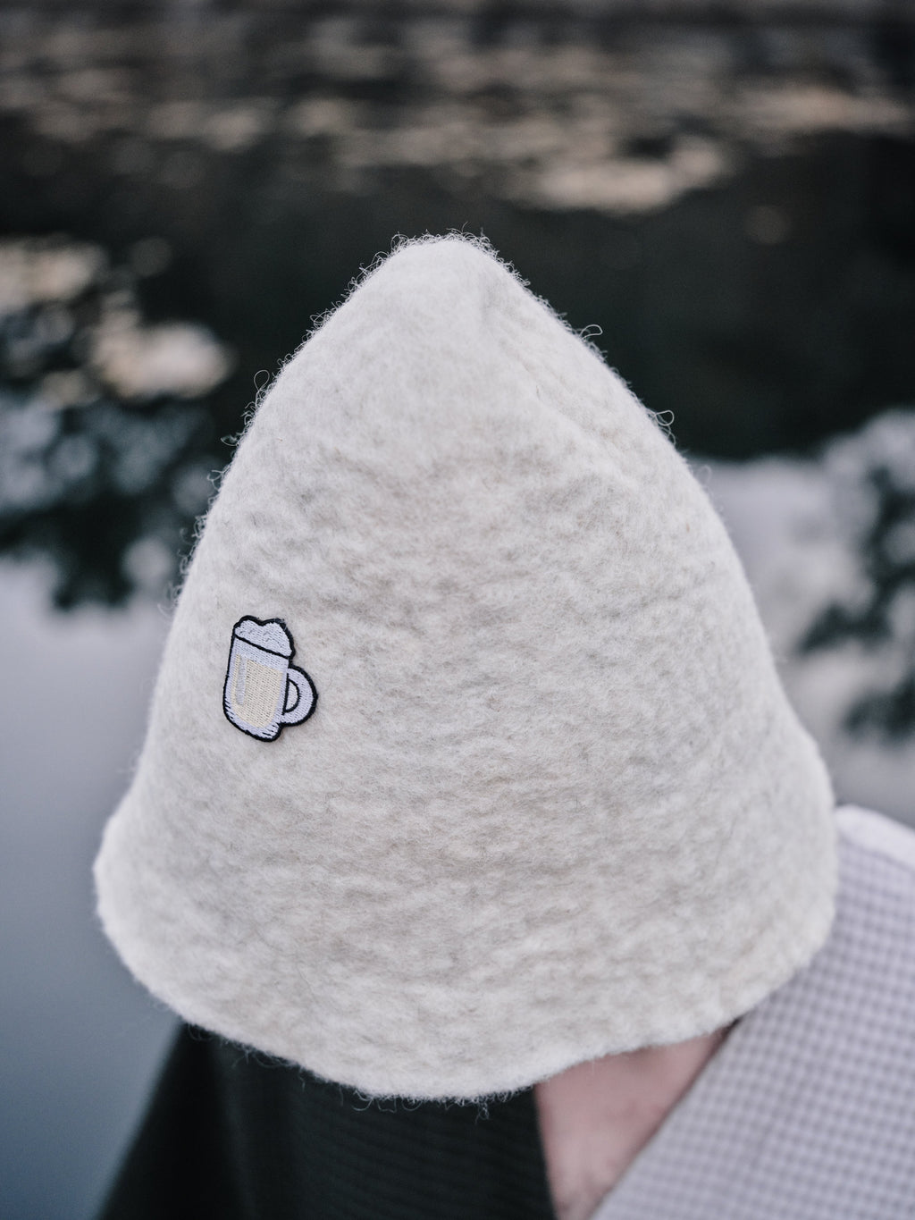 Nášivky - saunová metlička, oheň, pivo