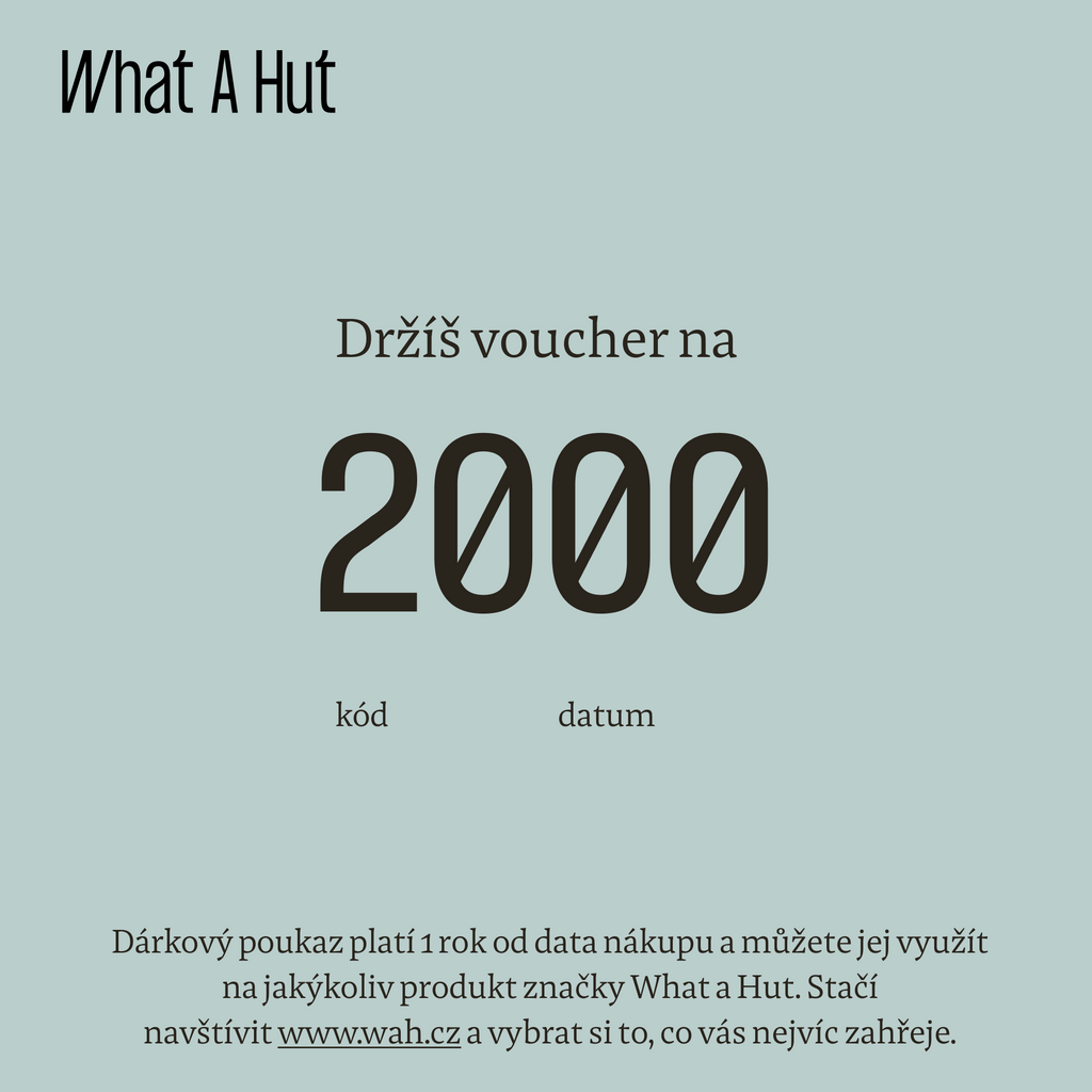 What a Hut dárkový poukaz